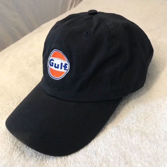 Paramount Apparel Gulf Oil Adjustable Navy Blue Cap - Picture 7 of 13